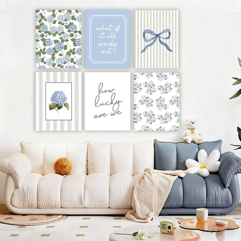 6 Piece Wrapped Canvas Print