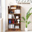 Bibliothèque moderne multifonctionnelle à 5 étagères en bois-78302682