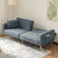 176cm Upholstered Convertible Sofa