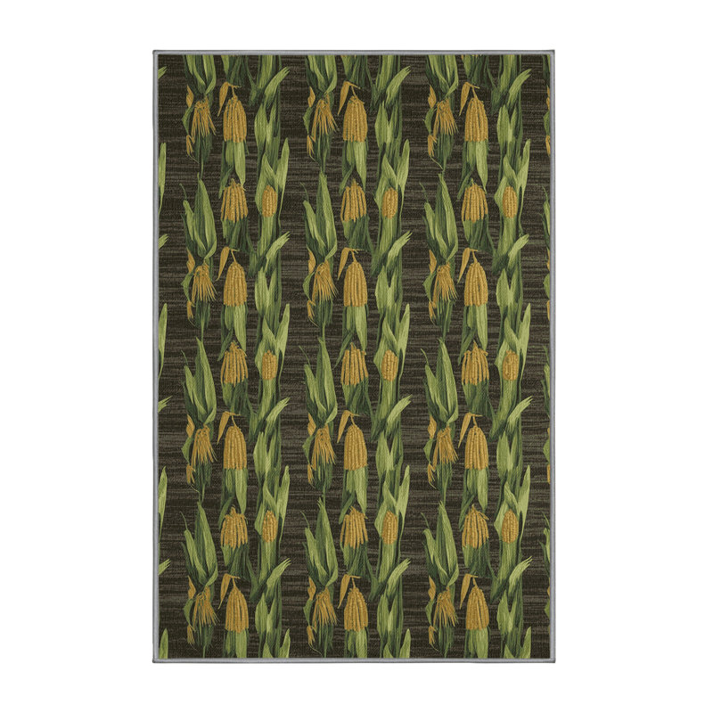  Tapis lavable à tiges de maïs, Tapis de couloir 2 pi x 4 pi