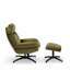 Upholstered Swivel Accent Chair with Footstool-289316943