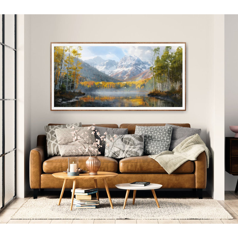 «Aspen Colorado Mountains», affiche, art mural horizontal, H 44 po x l 88 po, Affiche non encadrée