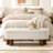Joddie Upholstered Flip Top Storage Bench with Solid Wood Leg-530885952
