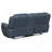 Blue 2-piece Motion Reclining Sofa Set
