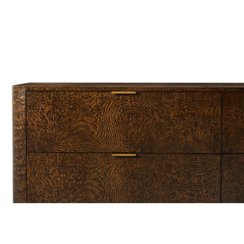 Commode double 6 tiroirs Kesden