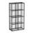 8 Cube Metal Storage Organizer,Display Modular Bookshelf Shelf for Bedroom,Office,Black