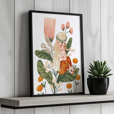 «Flower Fairy» par Iz Ptica, reproduction d'art sur toile