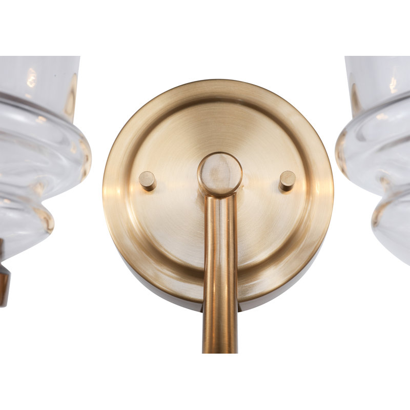 Shifflett 4 - Light Vanity Light, Brass