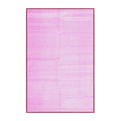 Tapis rose fait à la machine