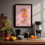 Seahorse Geometric 1 Piece Single Picture Frame Wall Art-819462453-819462454