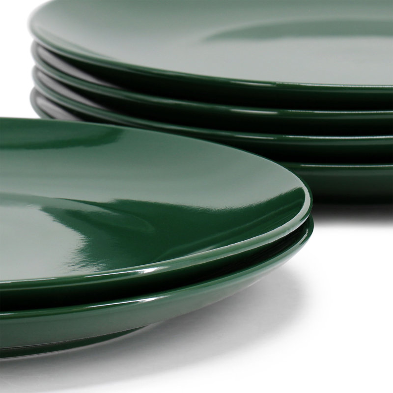 Ensemble de 6 assiettes en grès de 10,5 po Gibson Simply Essential