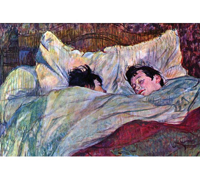 « sleep » par toulouse-lautrec, reproduction d’art
