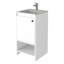 Meuble-lavabo autoportant Chariot, une tablette ouverte-674165140