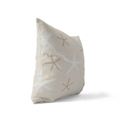 Starfish Decorative Outdoor Throw Pillow