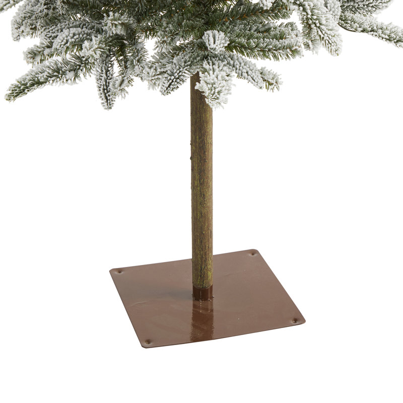 Lighted Artificial Pine Christmas Tree, 6.5' H
