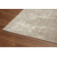 Élégant tapis beige texturé 5 x 8 pour les espaces de vie modernes