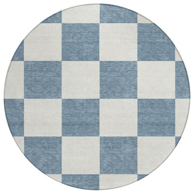 Machine Washable Indoor/Outdoor Chantille ACN2345 Geometric Rug