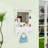 Floating Makeup Vanity with Large HD Mirror, Drawers, Pockets and Hooks