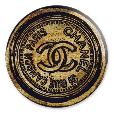 Rue Cambon Round Print
