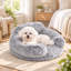 Round Faux Fur Pet Bed