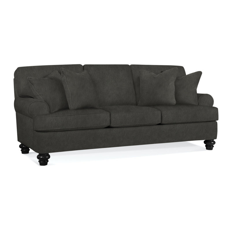 Lowell Sleeper Sofa, Beige Performance Fabric; 0851-73, Gel Memory Foam Mattress, Black