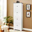 Grande armoire de rangement avec 8 portes et 4 tablettes-692953470