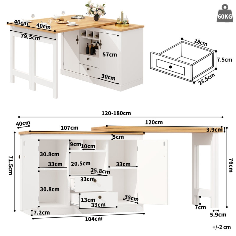 180cm Bar Cabinet
