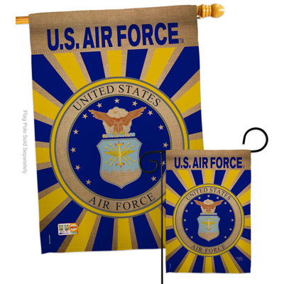 Double Sided 40'' H x 28'' W Polyester Independence Day Flag Set