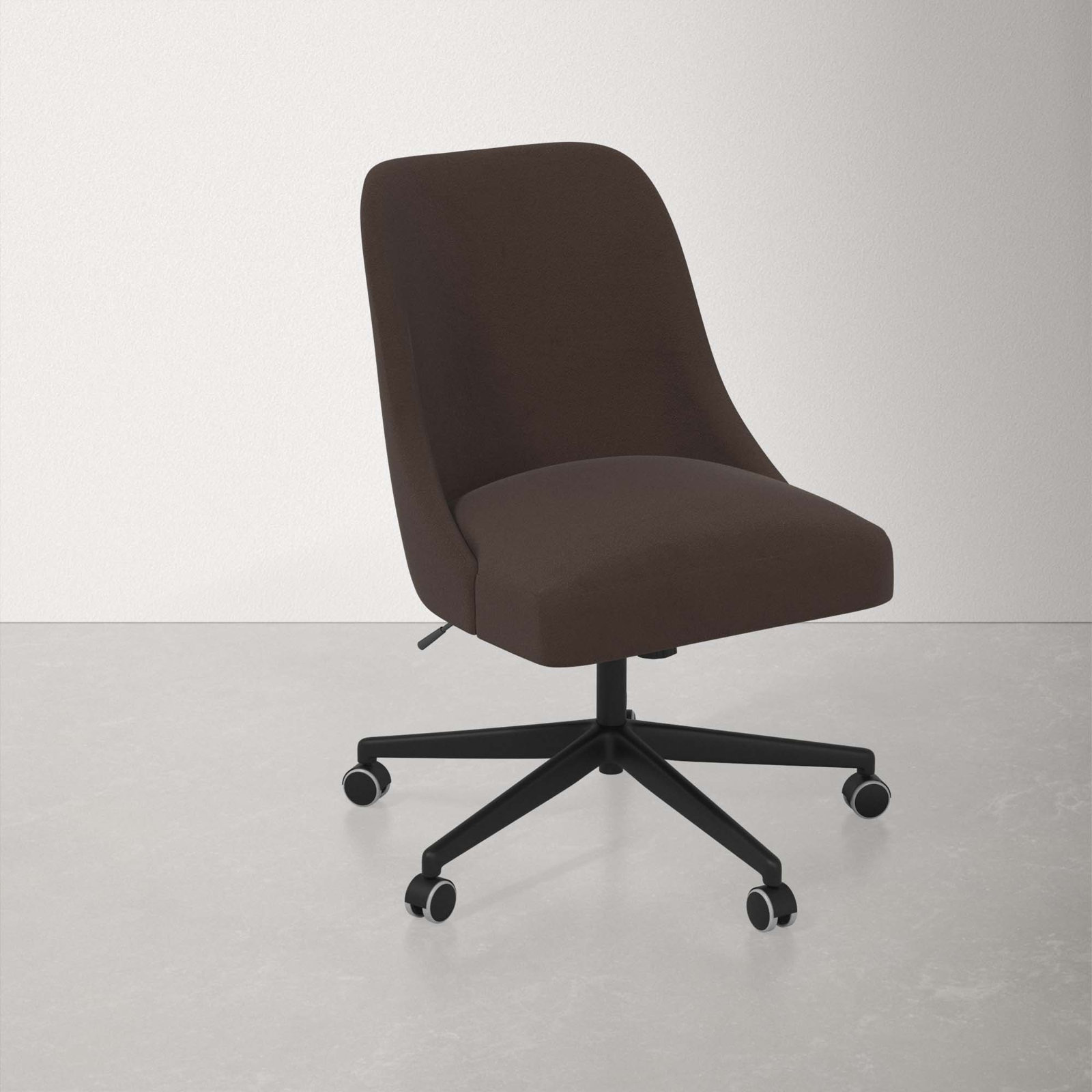 Acosta Office Chair, Classic Chocolate Velvet