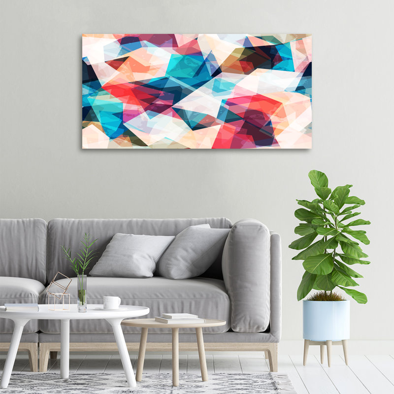 Mosaic Abstraction - Wrapped Canvas Print