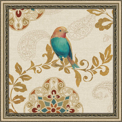 " Bird Rainbow Teal "