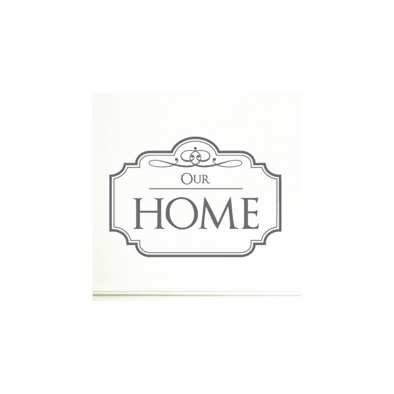 Non-Wall Damaging Wall Decal, Medium, Grey