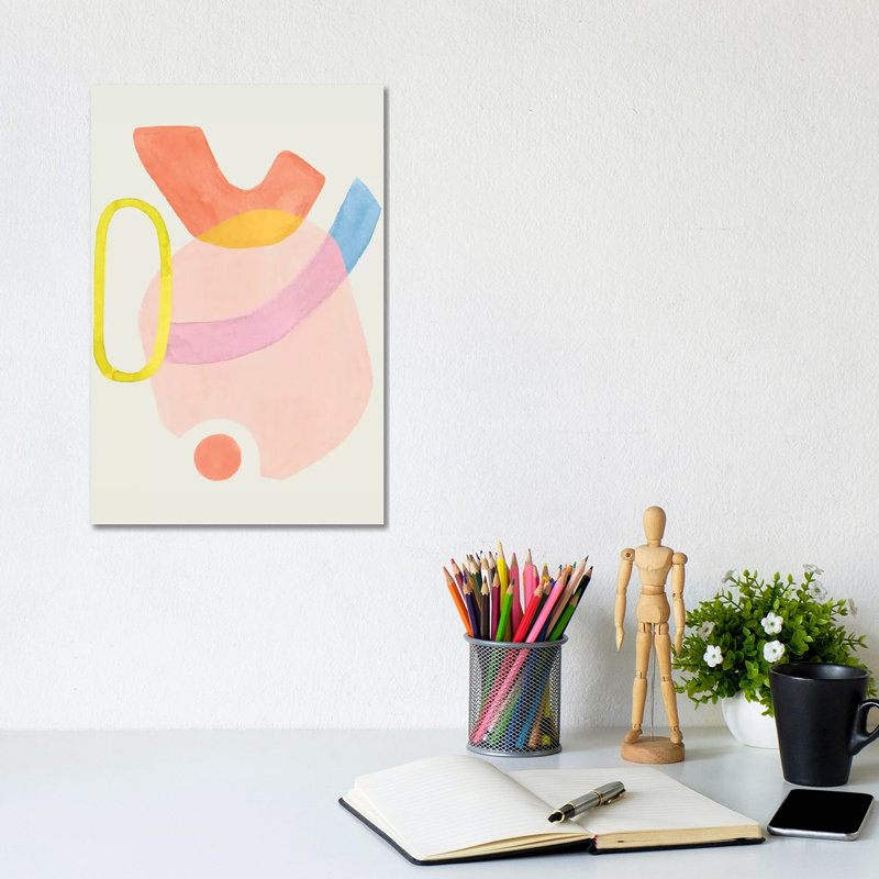 Mod Stitch III by Grace Popp - Gallery-Wrapped Canvas Giclée on Canvas, No Frame, 20.32 cm H x 30.48 cm W