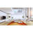 Nauvoo Red Hand Tufted Orange Contemporary Abstract Wool Area Rug-121936464