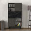 Bibliothèque géométrique H 68,35 "x l 35,43"