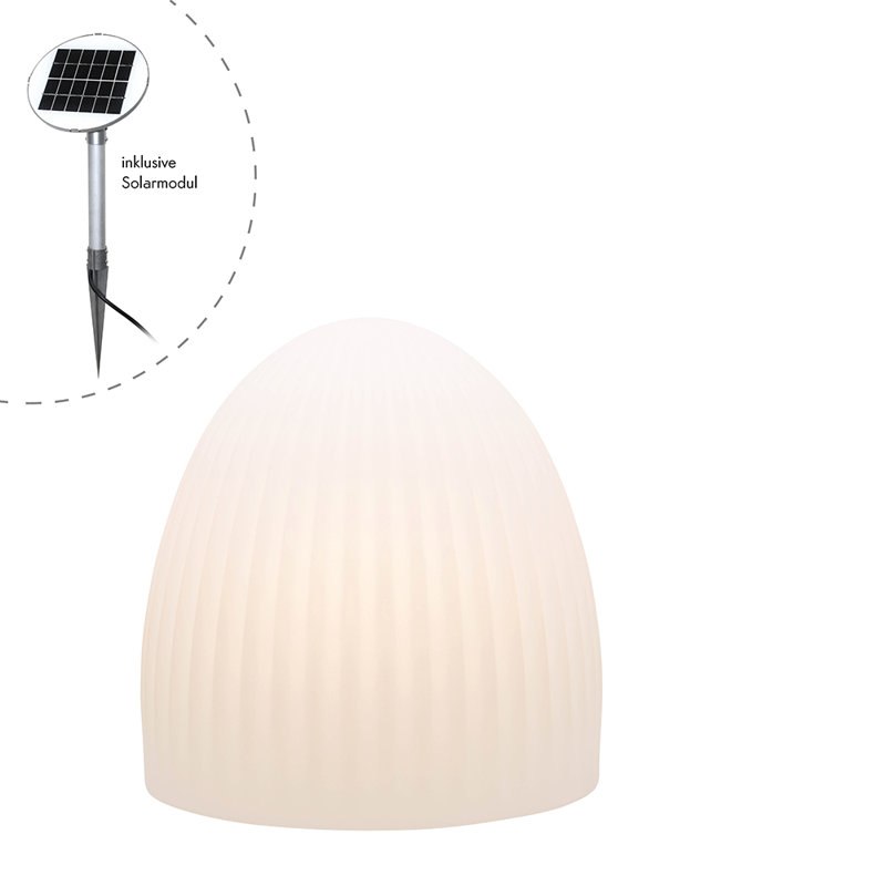 Aris 39cm Solar Powered Outdoor Floor Lamp
