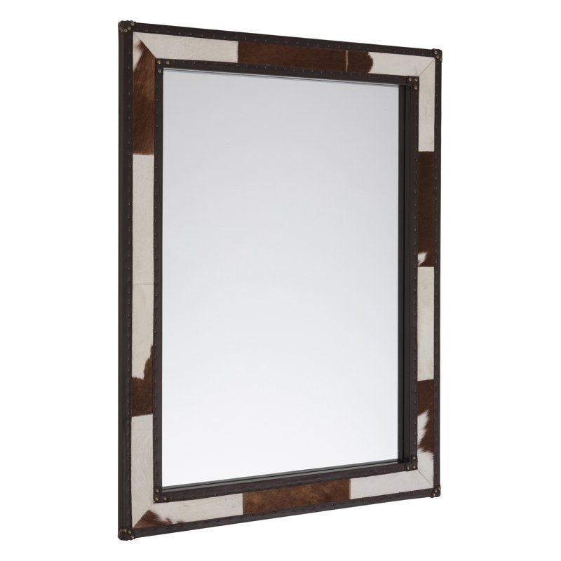 Eden Flat Leather Wall Mirror