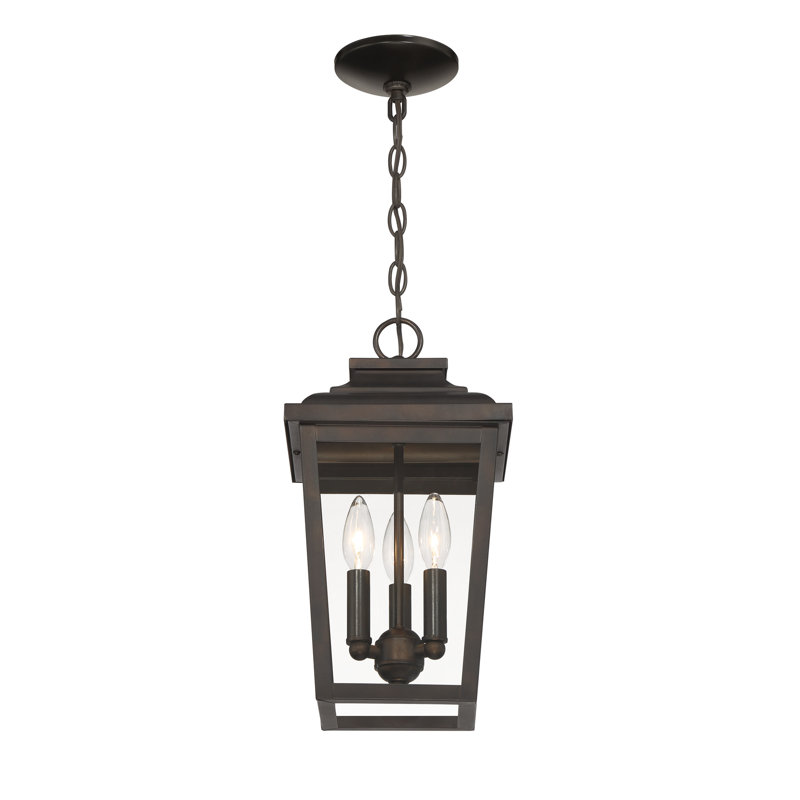 Lanterne suspendue à 3 lumières Irvington Manor, H 15,5 po x l 8,5 po x P 8,5 po