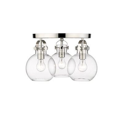 Slocomb Glass Semi Flush Mount