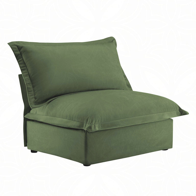Canapé sans accoudoirs Koala, Vert