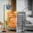 Arc Floor Lamp with Adjustable Lampshade Fantasy Night Sky Dragons Clouds Stars Trees Standing Lamp 3 Color Temperatures Dimmable Tall Pole Lamp with Foot Switch for Bedroom