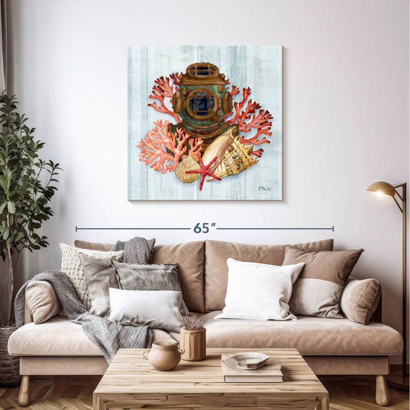 Aletra Coral Dive IV, 39" H x 39" W