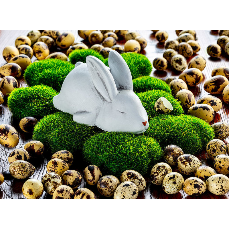 Figurine de lapin endormi Fansler, H 4,5 po x l 6 po x P 3 po