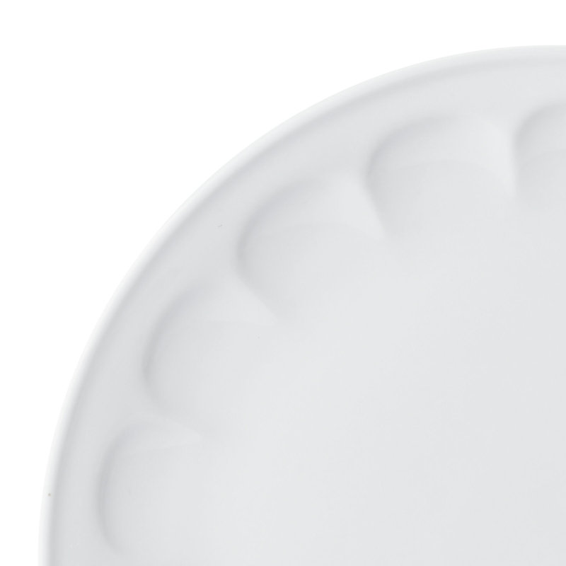 Fitz And Floyd Everyday White Vintage 12-Piece Dinnerware Set, Service For 4