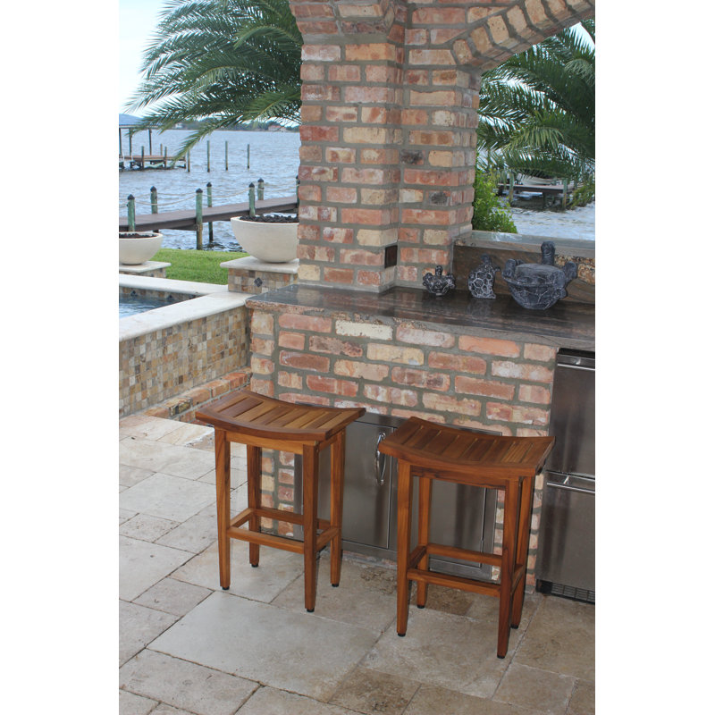 Maluku Outdoor Teak Bar Stool