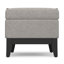 Banc de rangement avec repose-pieds et rangement caché Oregon