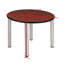 Plateau de table Kee, 4 chaises empilables Zeng-51310978-84166791-84166837