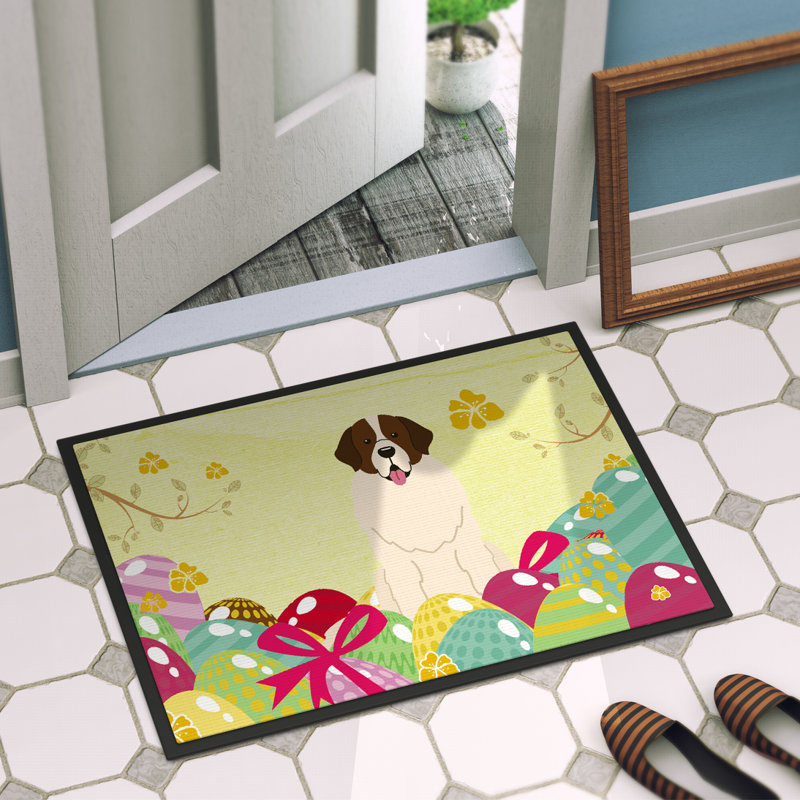 Non-Slip Easter Outdoor Doormat, 24" x 36"