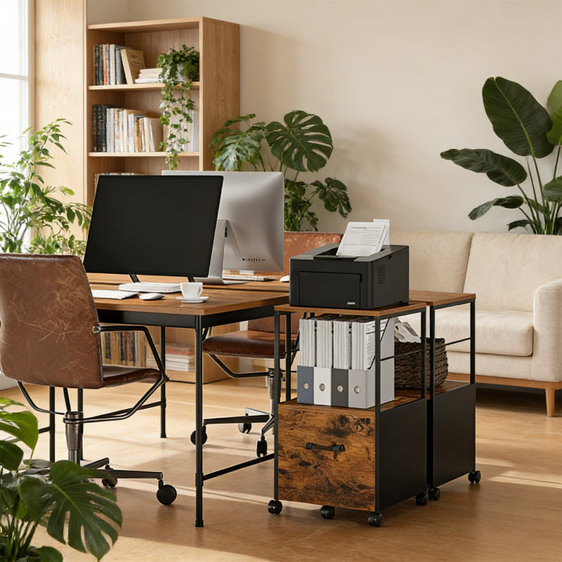 40.2cm Wide 1 -Drawer Mobile File Cabinet