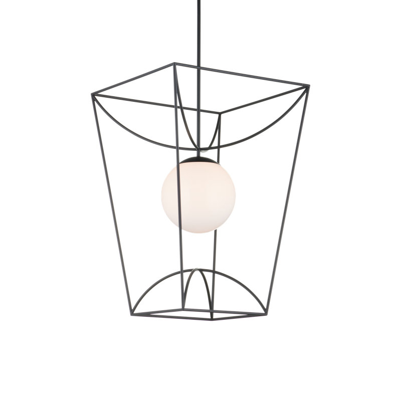 Rochefort Small Lantern, 33.75" H x 21" W x 21" D